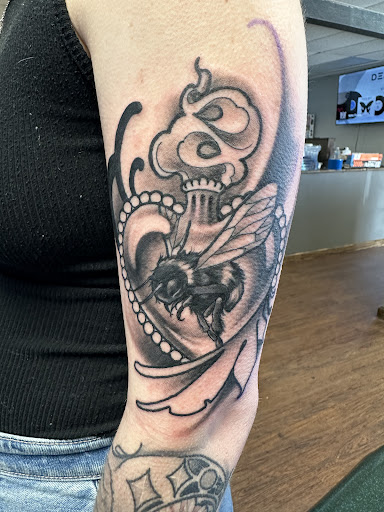 Explore warlock tattoo ideas, creative tattoo ideas in Oklahoma City, available at Conquest Tattoo