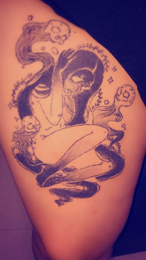 Explore men tattoo sleeve ideas, creative tattoo ideas in San Angelo, available at Alchemy Tattoo and Piercing Studio