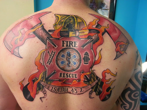 Explore forearm half sleeve tattoo ideas for men, creative tattoo ideas in Wylie, available at Wylie Tattoo Parlor Alterity Collectors Union