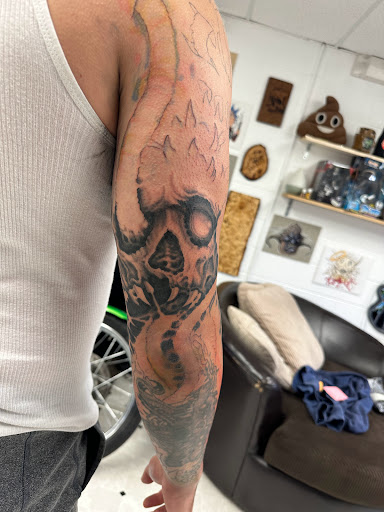 Explore cute dog tattoos ideas, creative tattoo ideas in Orland, available at K1LL3R ARTW0RK