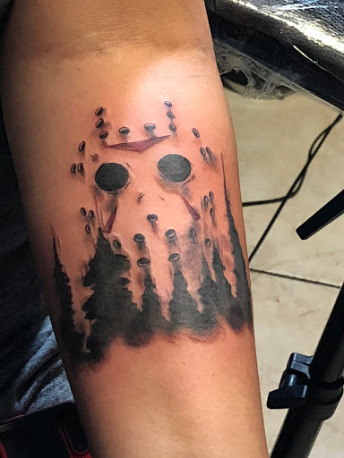 Explore resident evil tattoo ideas, creative tattoo ideas in Myrtle Beach, available at Elite Ink Tattoos of Myrtle Beach