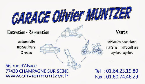 Magasin Garage Olivier Muntzer Champagne-sur-Seine