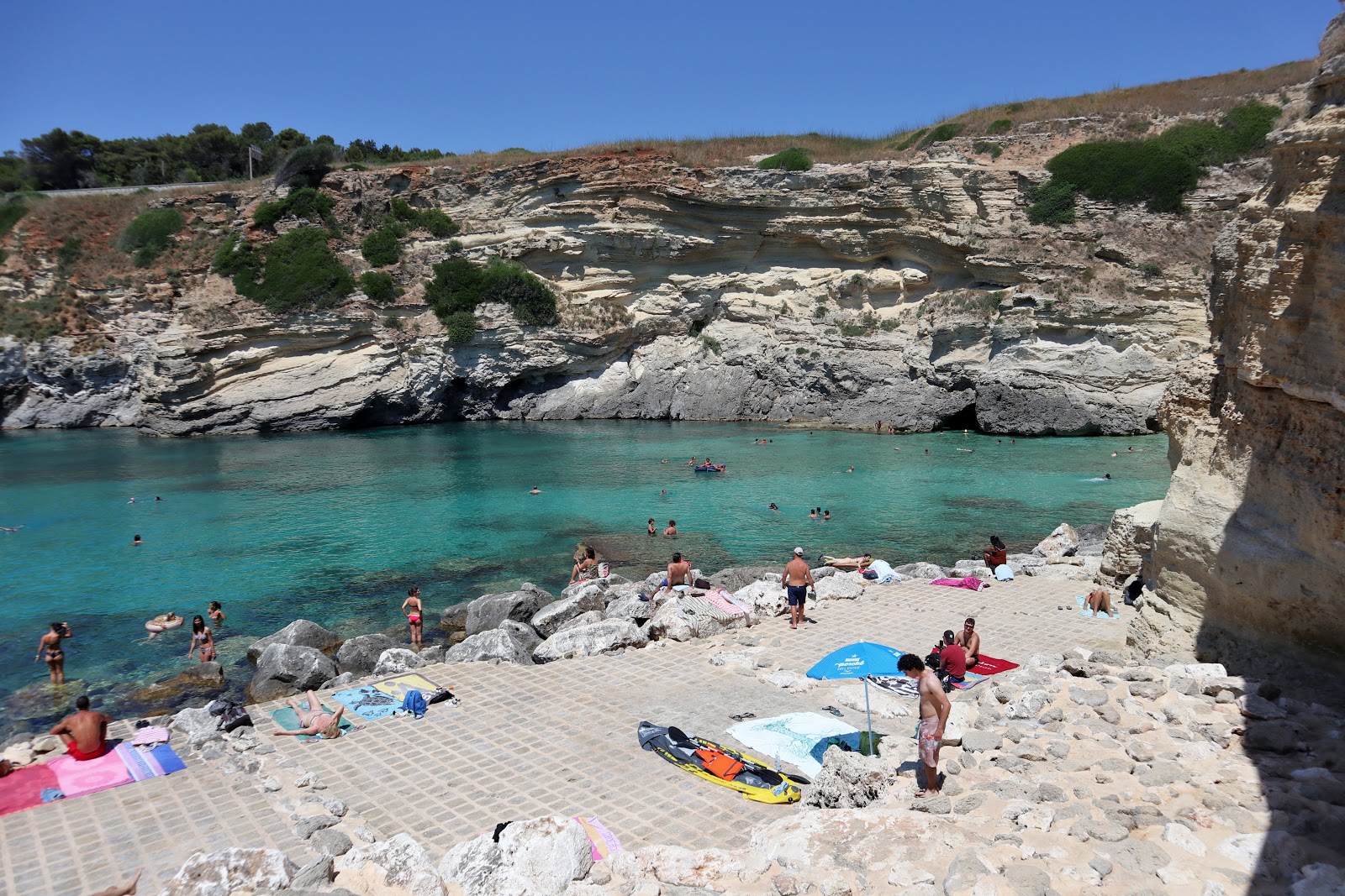Photo of Porto Miggiano beach with partly clean level of cleanliness