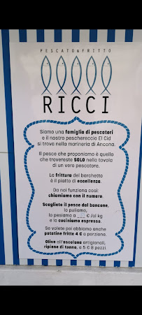 Ricci Pescato & Fritto di Ricci Fernando à Numana menu