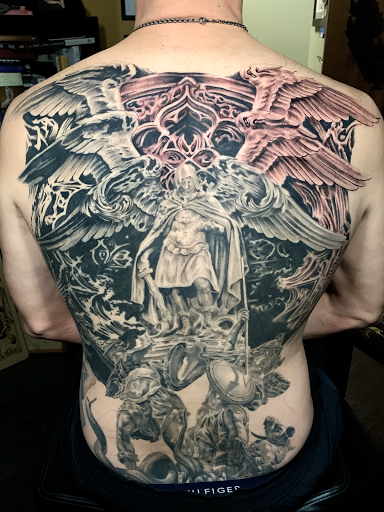 Explore pooh bear tattoo ideas, creative tattoo ideas in Addison, available at Cat Tattoo