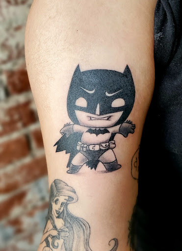 Explore skate tattoo ideas, creative tattoo ideas in Venice, available at KISS KISS TATTOO & PIERCING