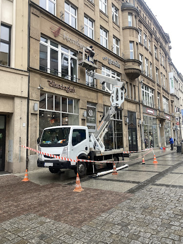 Usługi Szafran - Podnośnik koszowy Wrocław, Wynajem podnośnika koszowego Wrocław, Zwyżka 20-35m z operatorem