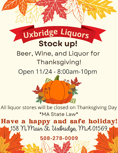 Liquor Store «UXBRIDGE LIQUORS», reviews and photos, 158 N Main St, Uxbridge, MA 01569, USA