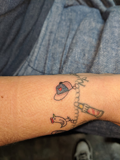 Explore island tattoo ideas, creative tattoo ideas in West Branch, available at Northstar Tattooz