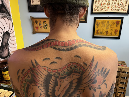 Explore witch tattoo ideas, creative tattoo ideas in Phoenix, available at Lucky Sparrow Tattoo