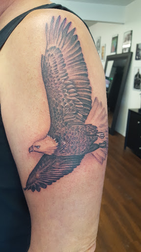 Explore maverick tattoo ideas, creative tattoo ideas in Roscoe, available at Elevated Ink Tattoo