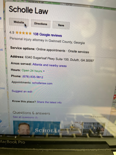 Personal Injury Attorney «Scholle Law», reviews and photos