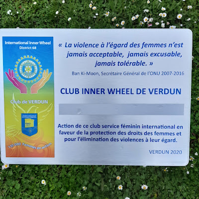 Panneau club Inner Wheel de Verdun à Verdun