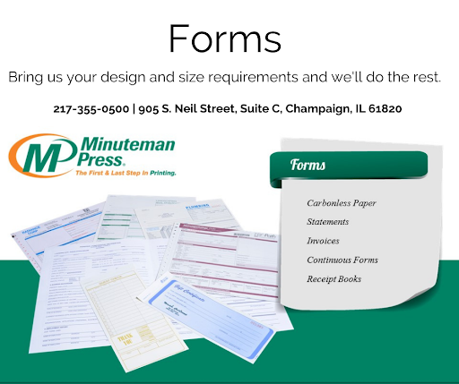 Commercial Printer «Minuteman Press», reviews and photos, 905 S Neil St # B, Champaign, IL 61820, USA