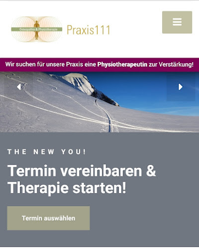 Praxis 111 | Osteopathie | Physiotherapie - Physiotherapeut