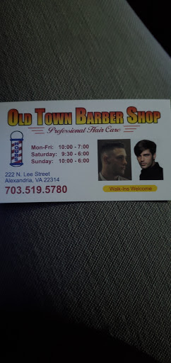 Barber Shop «Old Town Barber Shop», reviews and photos, 222 N Lee St # 2, Alexandria, VA 22314, USA