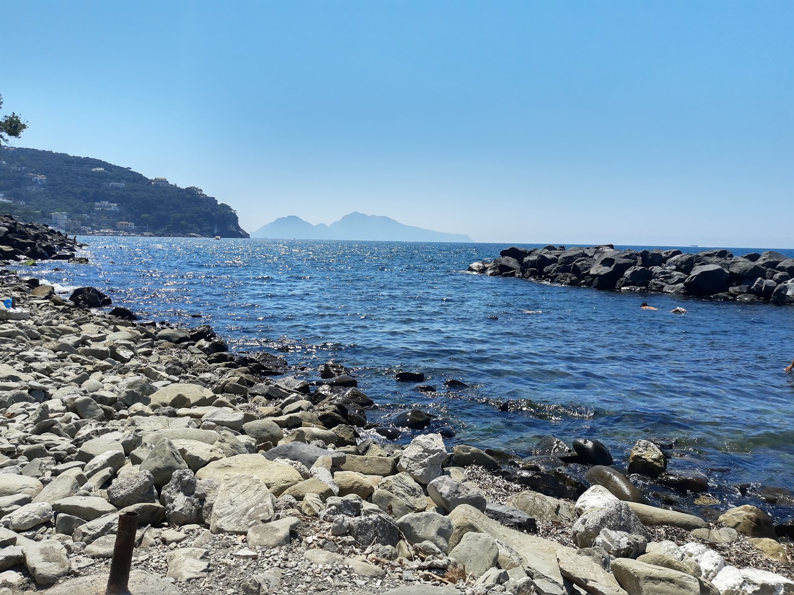 Spiaggia di San Montano的照片 带有直岸