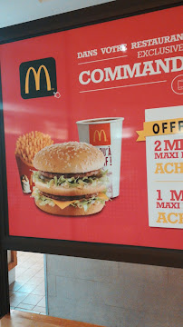 Menu / carte de McDonald's à Chartres