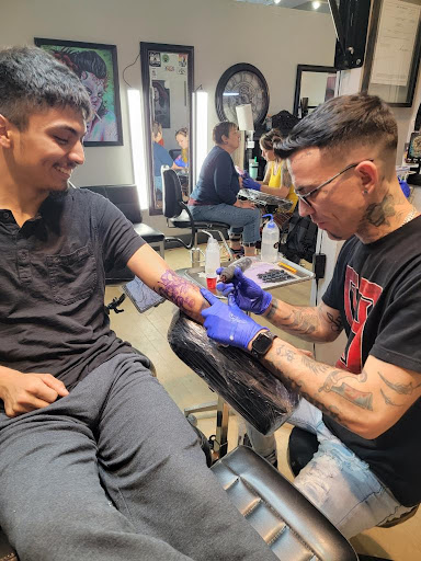 Explore snoopy tattoo ideas, creative tattoo ideas in Fort Wayne, available at Grade A Tattoos and Body Piercing