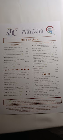 Trattoria Cattivelli à Monticelli d'Ongina menu