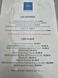 Restaurant La Table Saint Firmin à Amiens (le menu)