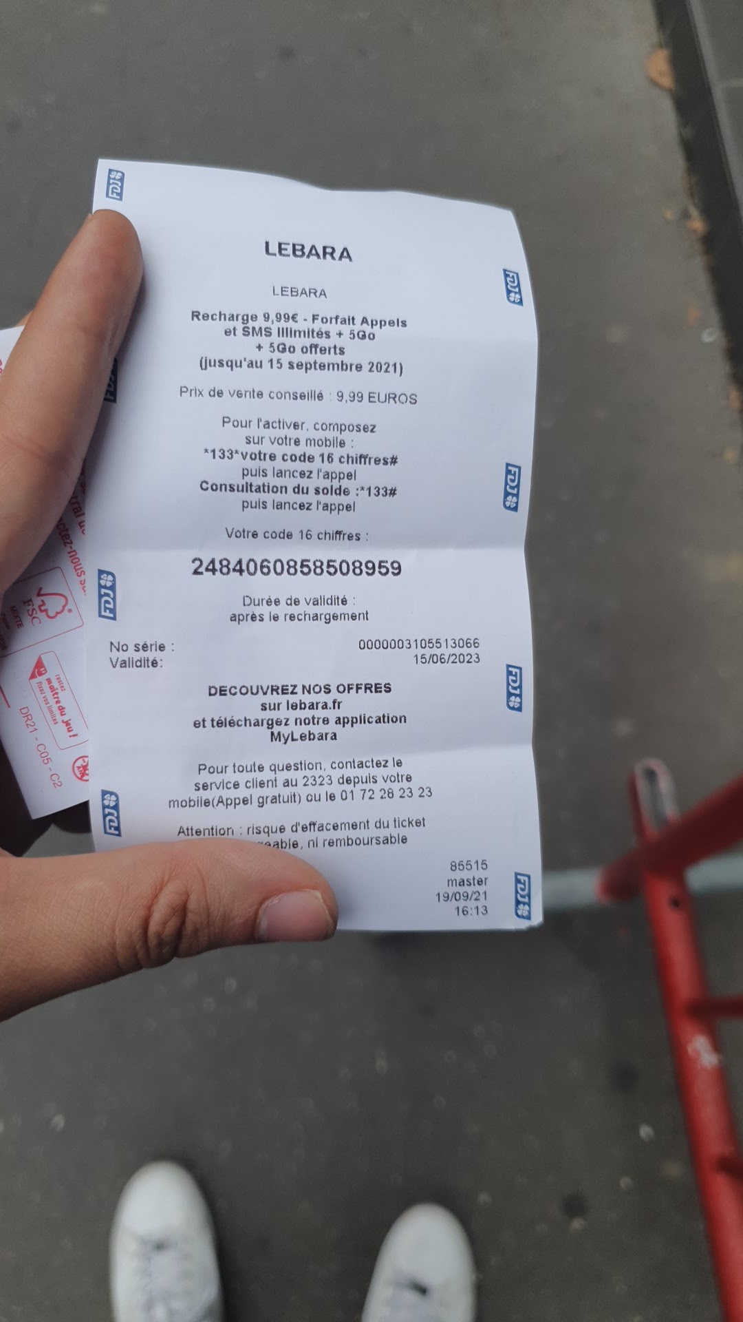 Photo n° 1 de l'avis de Abdelhak.E fait le 19/09/2021 à 14:26