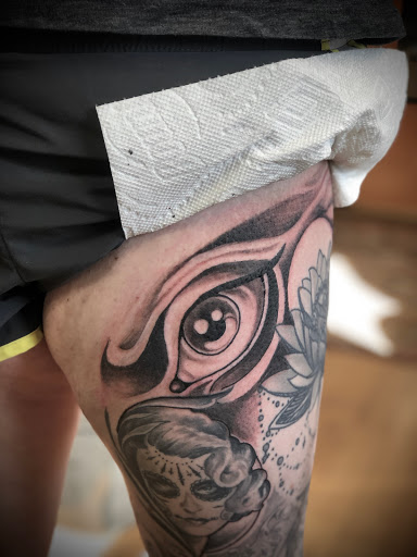 Explore ironworker tattoo ideas, creative tattoo ideas in Orange, available at North Quabbin Tattoo