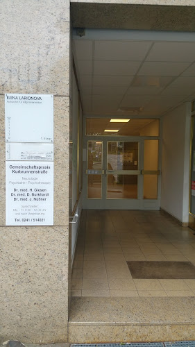 Gemeinschaftspraxis Kurbrunnenstraße für Neurologie und Psychiatrie Dr. med. H. Gießen Dr. med. D. Burkhardt T. Leidert - Eupen