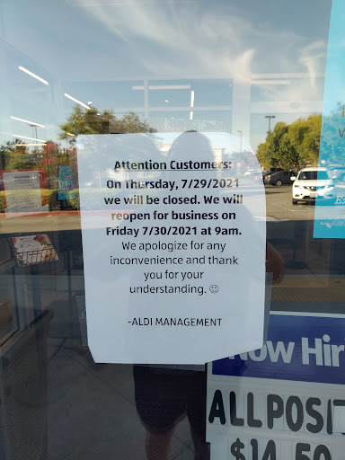 Supermarket «ALDI», reviews and photos, 15080 Summit Ave, Fontana, CA 92336, USA