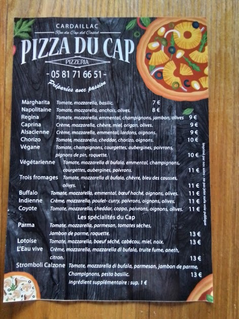 Pizza du Cap à Cardaillac (Lot 46)