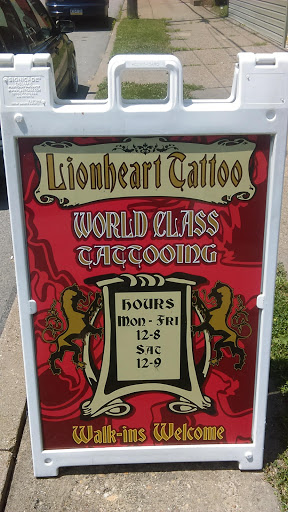 Tattoo Shop «Lionheart tattoo», reviews and photos, 527 McKean Ave, Charleroi, PA 15022, USA