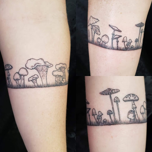 Explore carolina panthers tattoo ideas, creative tattoo ideas in Mebane, available at The Cardinal Skin Art & Gallery