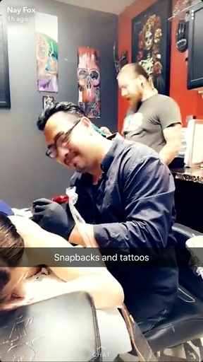 Explore black and red tattoo ideas, creative tattoo ideas in Albuquerque, available at Tattoosbyfrankieg