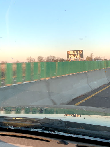 Tourist Attraction «Hell is Real Sign», reviews and photos, I-71, Mt Sterling, OH 43143, USA