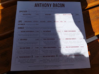 Anthony Bacon - Homemade Burger & Bar à Berlin menu