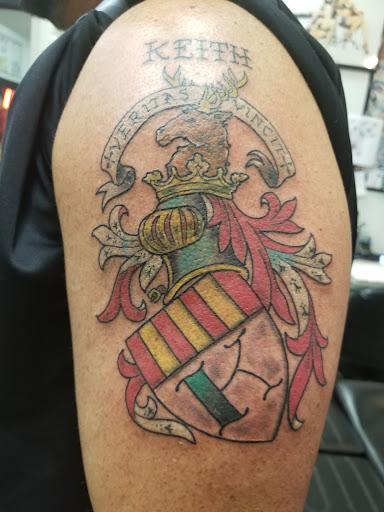 Explore tattoo ideas mens chest, creative tattoo ideas in Rogers, available at Saved by Grace Tattoo Studio