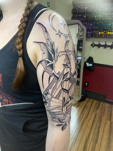 Explore ayahuasca tattoo ideas, creative tattoo ideas in Green Bay, available at Skinny Buddha Tattoo