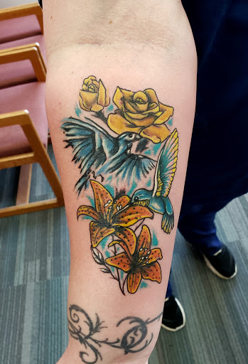 Explore awesome sleeve tattoo ideas, creative tattoo ideas in Iowa Falls, available at BiPolar Studios