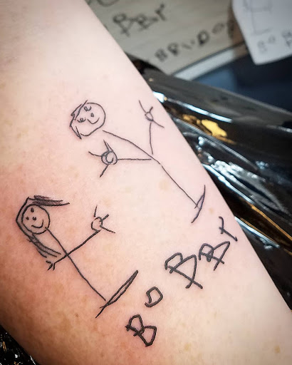 Explore inosuke tattoo ideas, creative tattoo ideas in Cranford, available at Lost & Found Tattoo Studio