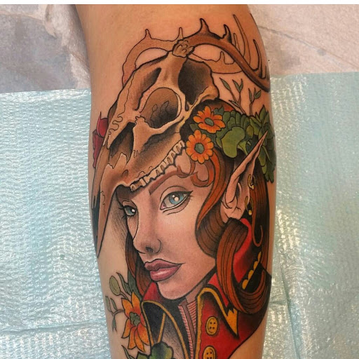 Explore hand tattoo ideas for females, creative tattoo ideas in Fort Myers, available at HOWL Tattoo & Piercing