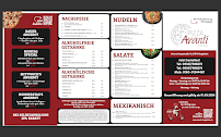 Menu du Pizza Avanti à Bergtheim