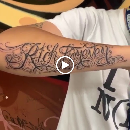 Explore solid black tattoo ideas, creative tattoo ideas in San Diego, available at Wylde Sydes Tattoo & Body Piercing