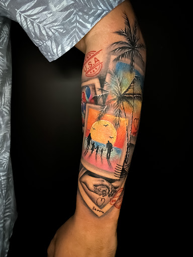 Explore arm tattoo ideas for females, creative tattoo ideas in Hialeah, available at Ink Demons