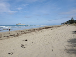 Foto de Waimarama Beach e o assentamento