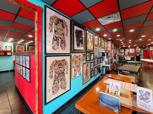 Explore grave tattoo ideas, creative tattoo ideas in Utica, available at Big Top Tattoo