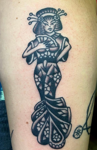 Explore arm tattoos ideas, creative tattoo ideas in Ludlow, available at The Fat Cat Tattoo