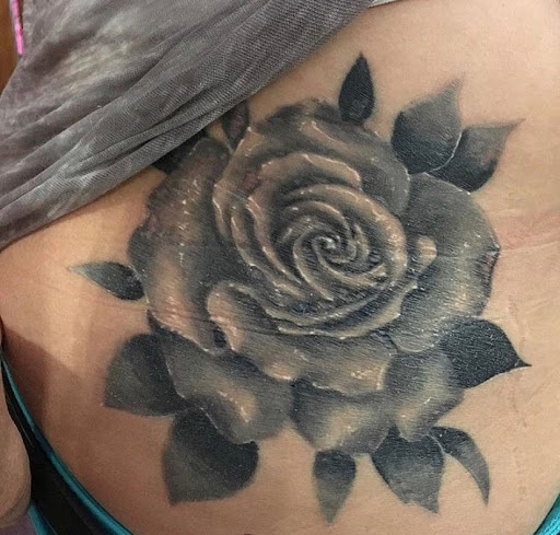 Explore tribal back tattoo ideas, creative tattoo ideas in Twin Falls, available at Black Rose Tattoo