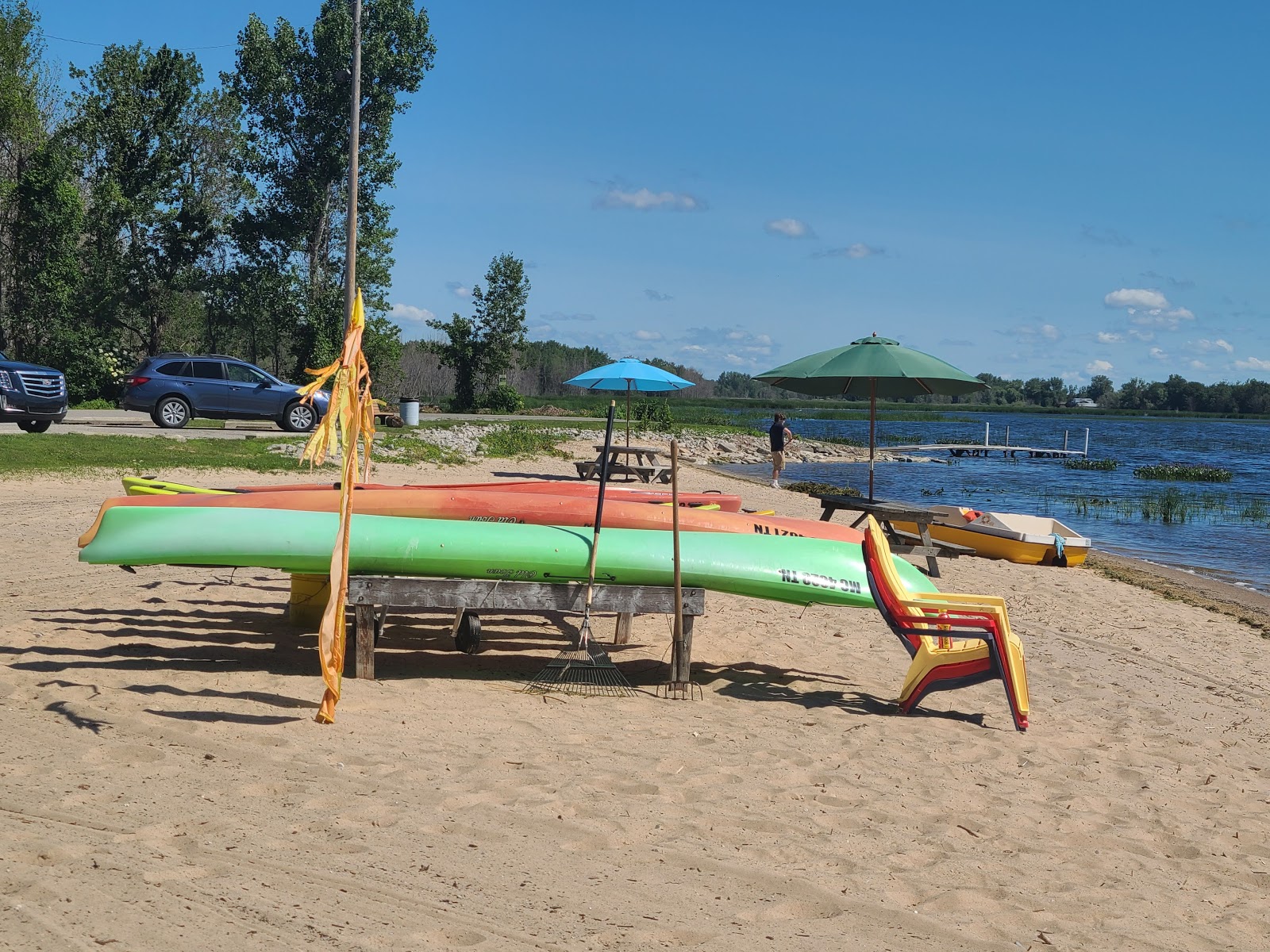 Photo de Bay County Pinconning Park Beach avec un rivage droit