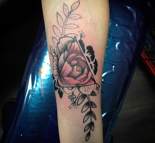 Explore art deco tattoo ideas, creative tattoo ideas in Shippensburg, available at Guerilla Tattoo