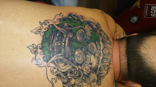 Explore black medusa tattoo ideas, creative tattoo ideas in Hendersonville, available at Endless Kreations Custom Tattoo & Piercing LLC